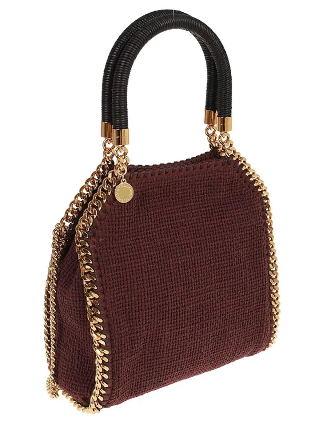 Woven Mini Tote Bag In Purple Product Image