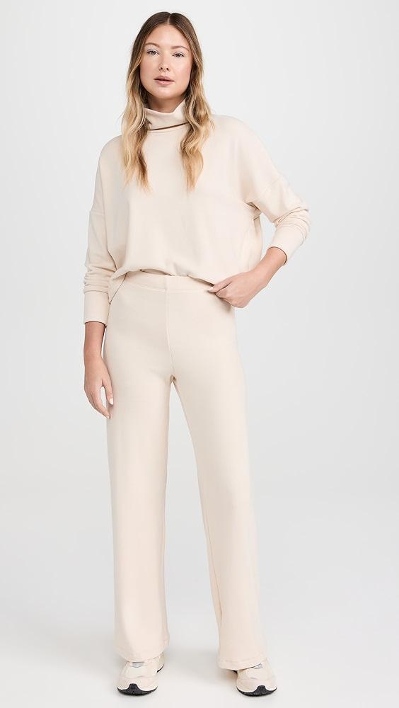 Stateside Honeyluxe Flatback Rib Pants | Shopbop Product Image