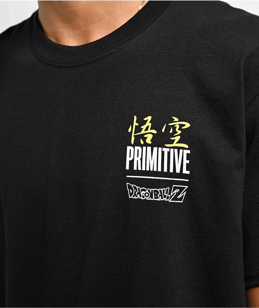 Primitive x Dragon Ball Z Goku Energy Black T-Shirt Product Image