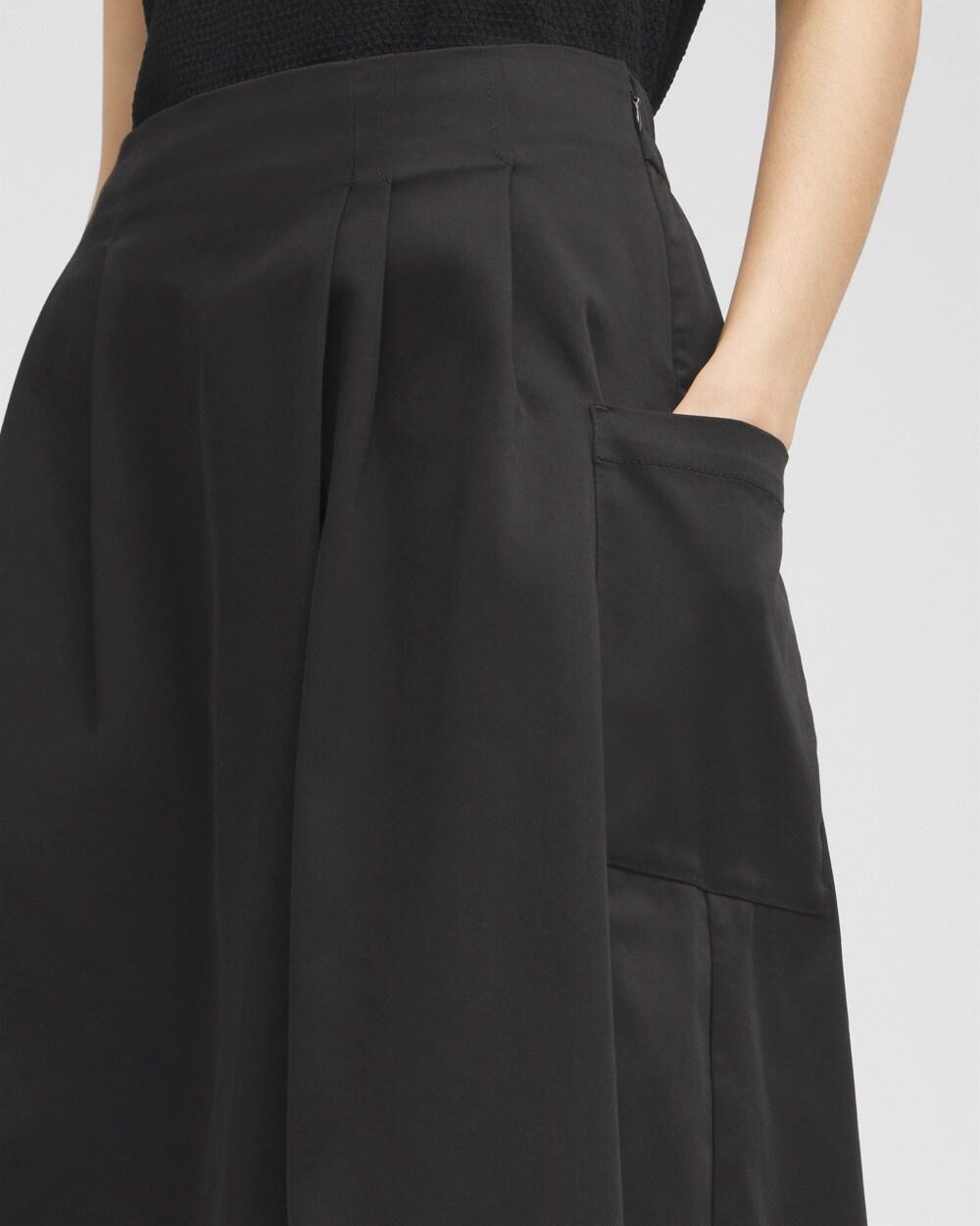 Black Label™ Pleated Culotte Skort Product Image