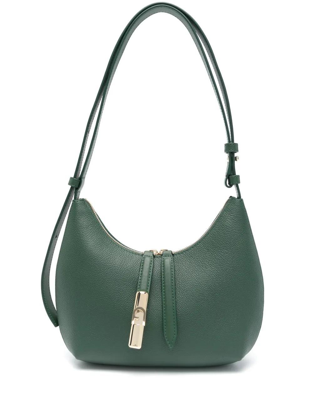 FURLA Small Goccia Cross Body Bag In Green Product Image