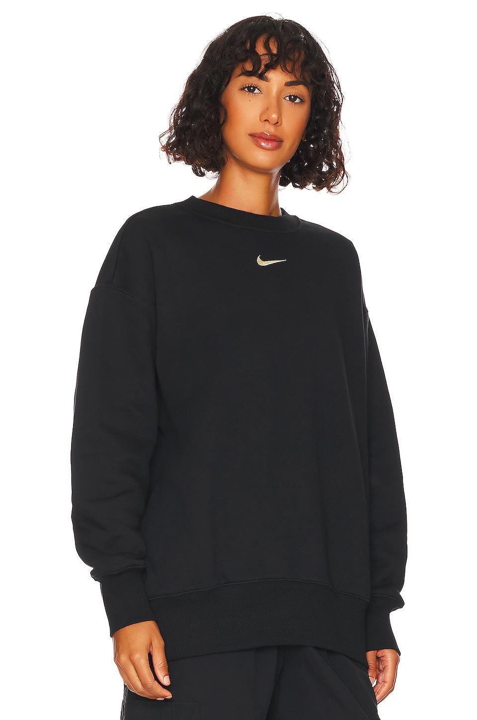 Womens Nike Sportswear Phoenix Fleece Oversized Crew-Neck Sweatshirt Product Image