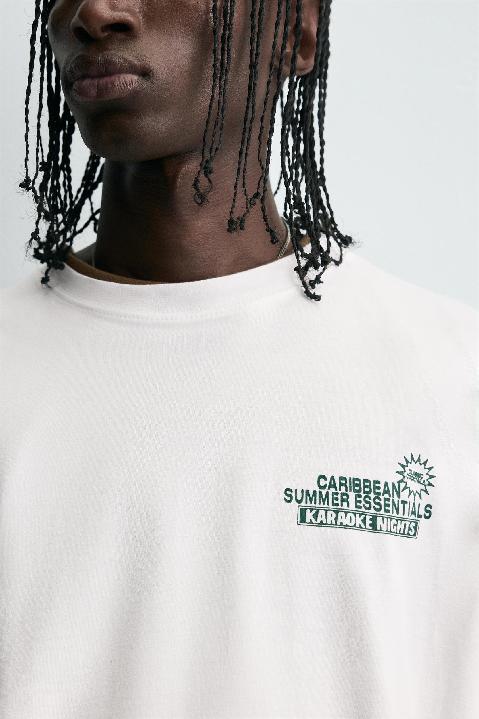 PRINTED TEXT T-SHIRT Product Image