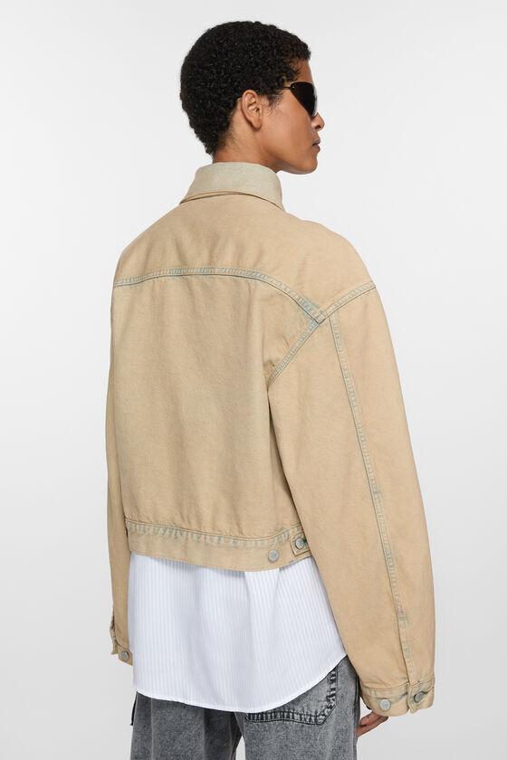 Denim jacket - Oversized cropped fit Product Image