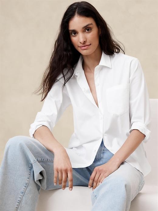 Classic Linen-Blend Shirt Product Image