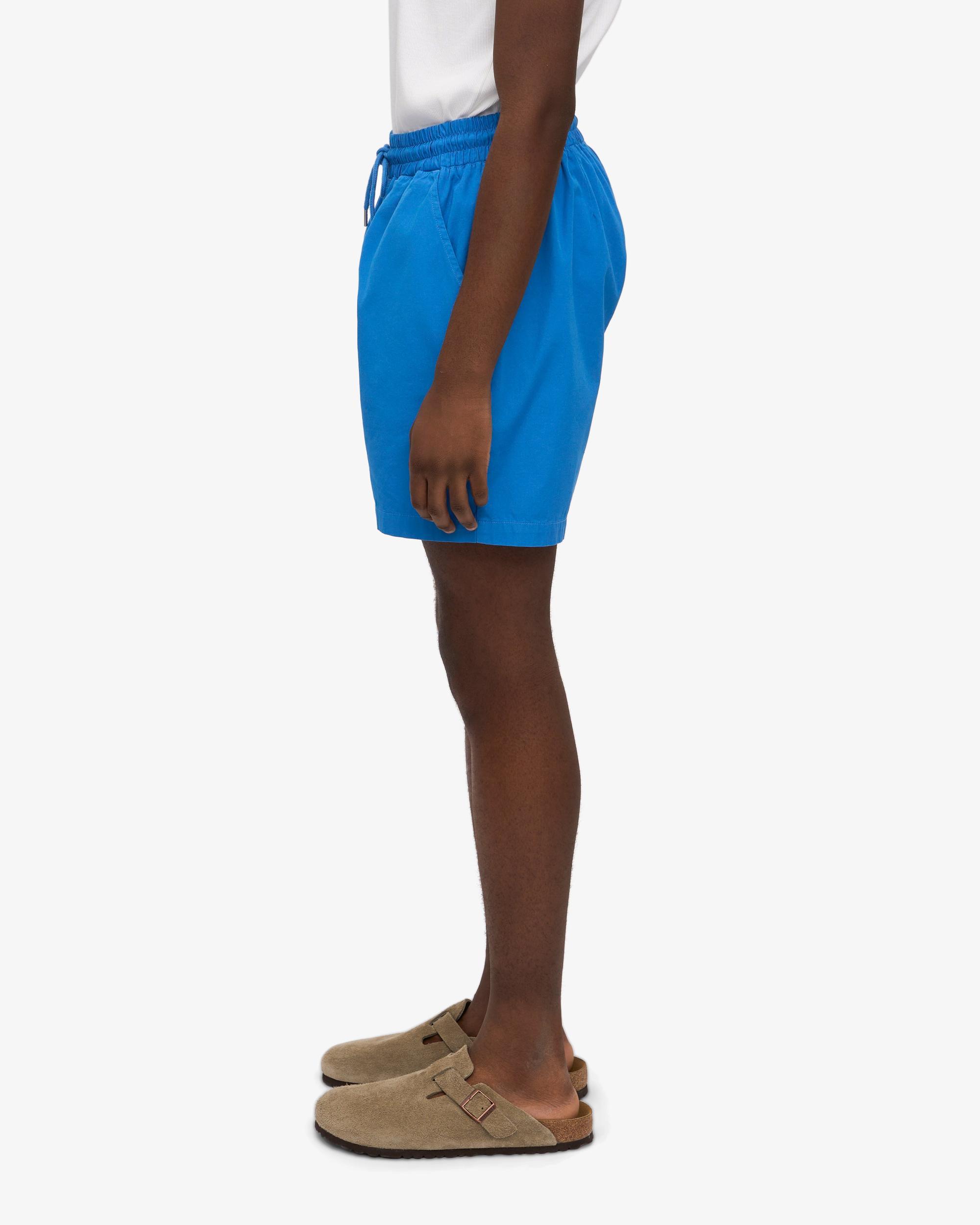 Organic Twill Shorts - Pacific Blue Product Image