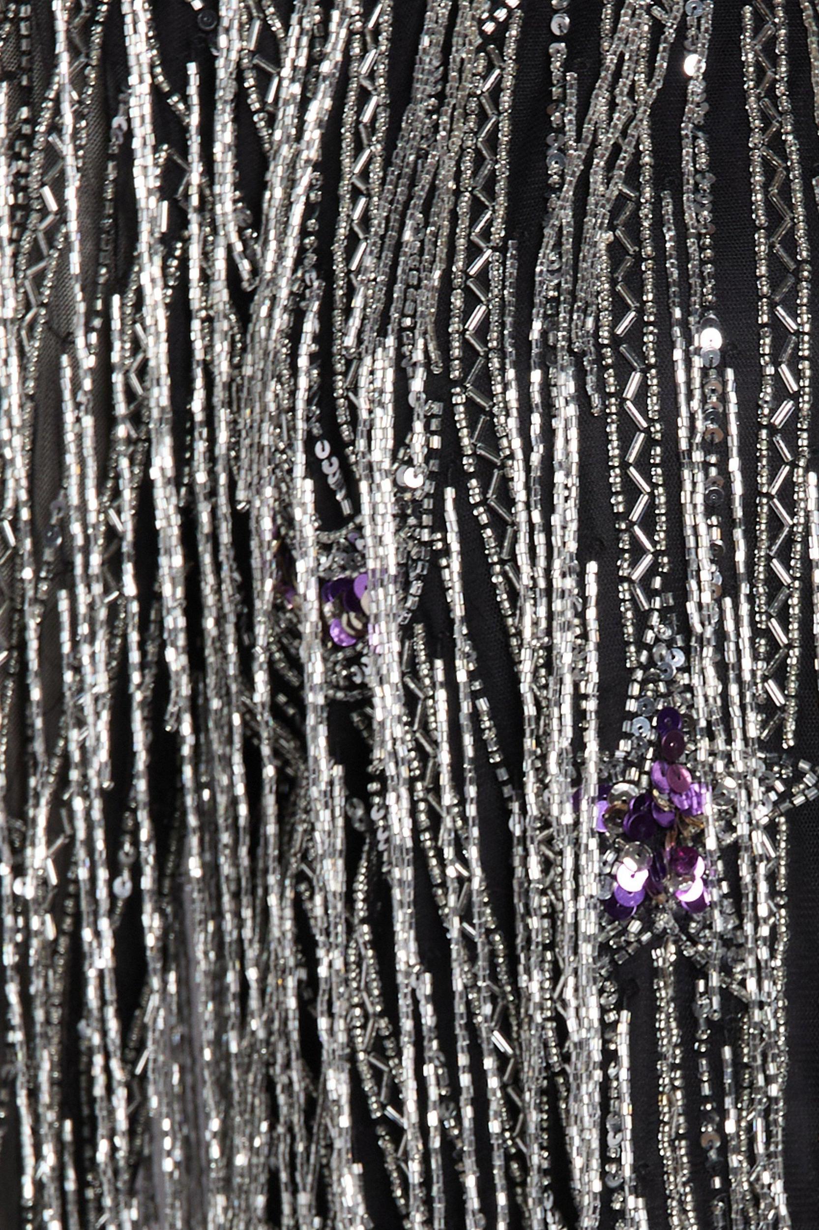 Plus Moon And Star Sequin Tassel Jacket Product Image