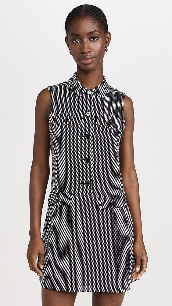 Theory Sleeveless Military Mini Dress | Shopbop Product Image