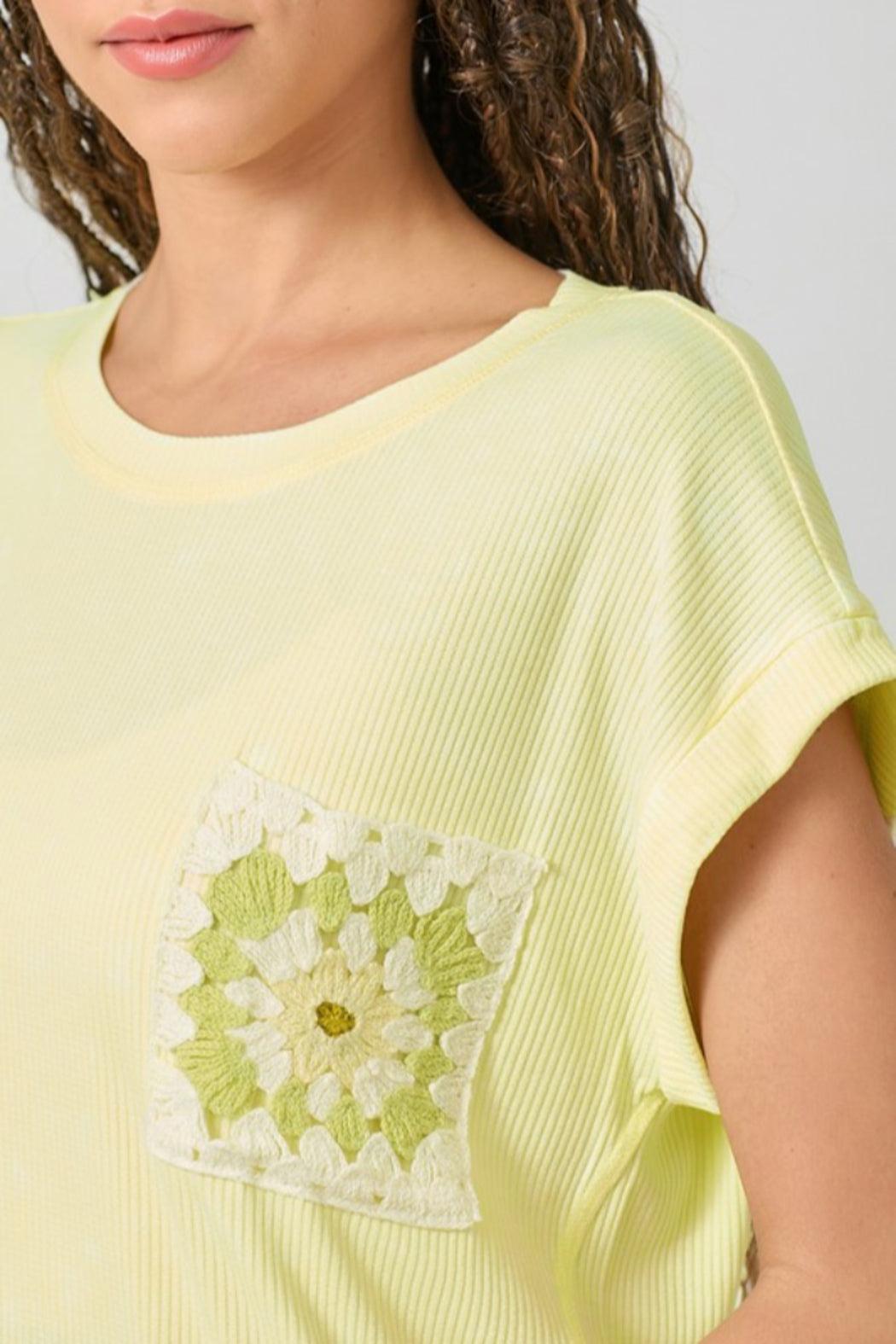 Crochet Pocket Shirt Product Image