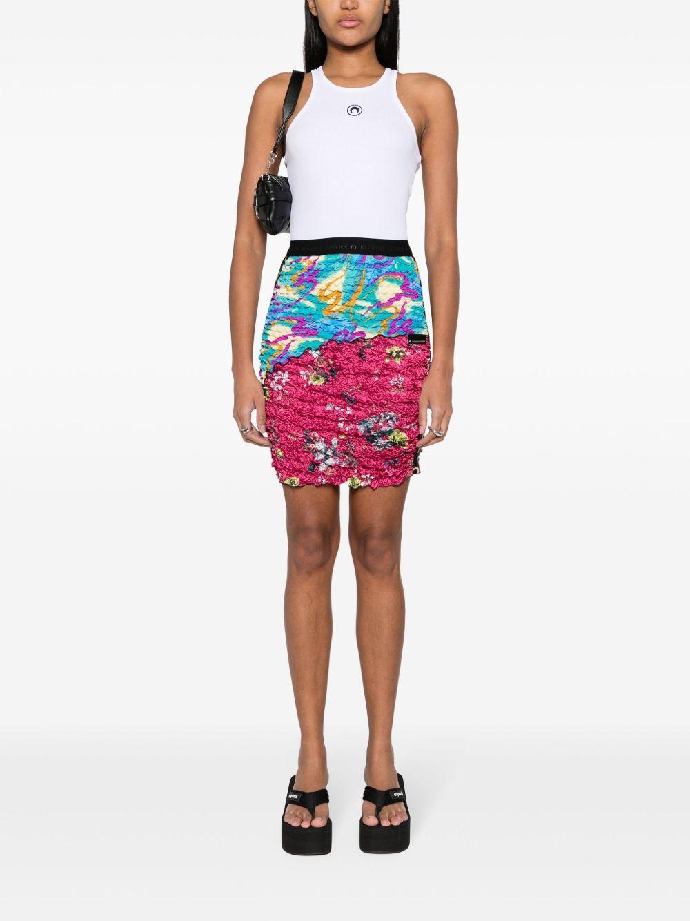 Crescent Moon-embroidered tank top Product Image