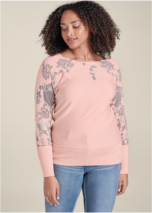 Floral Detail Sweater Product Image