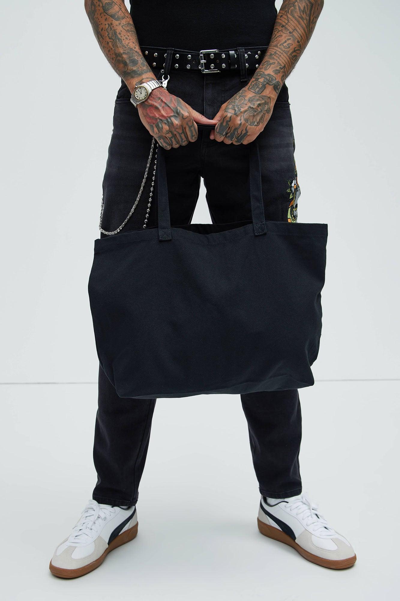 Time To Pack Tote Bag - Black Product Image