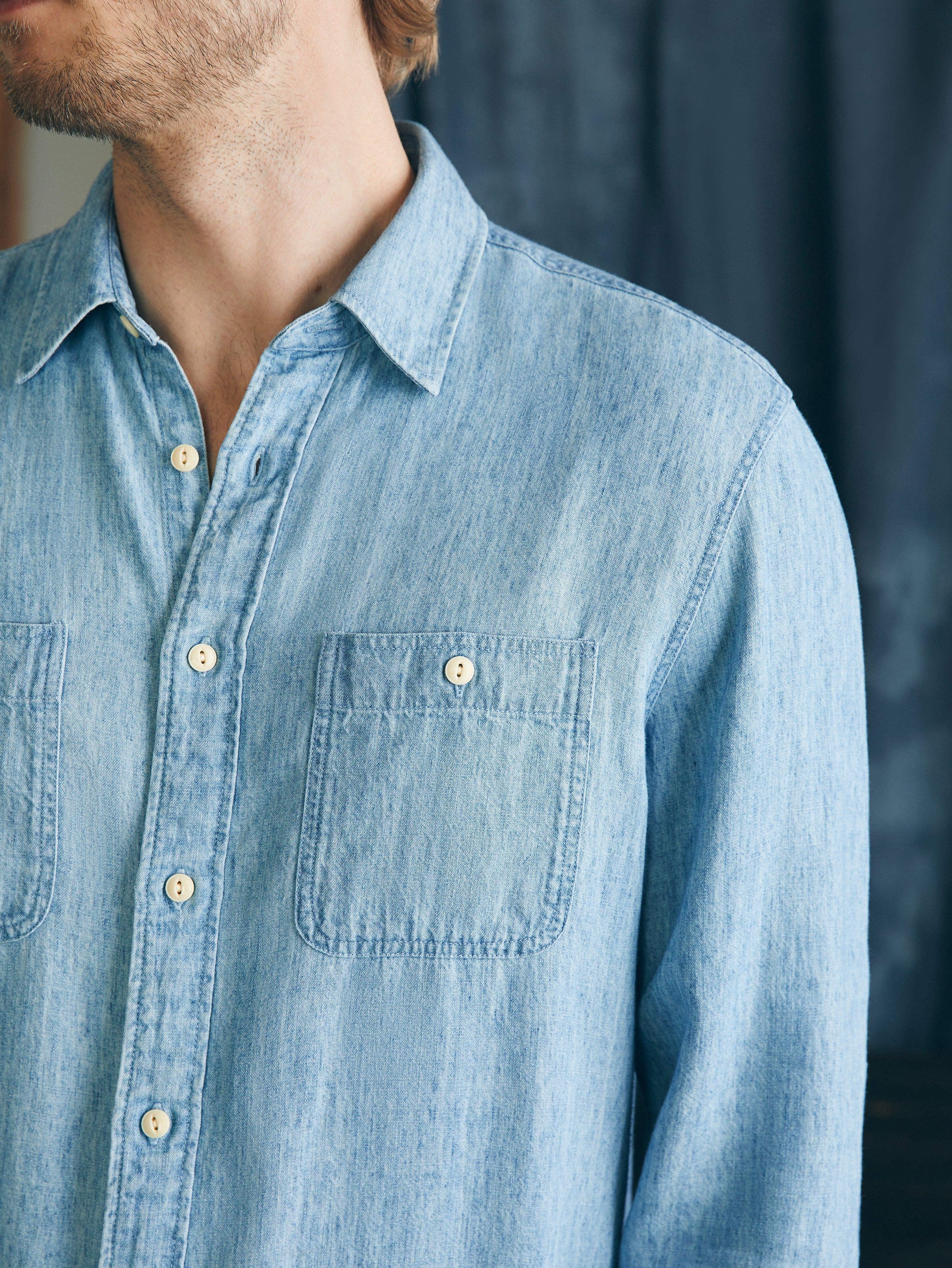 Tried & True Chambray Workshirt - Vintage Indigo Male Product Image