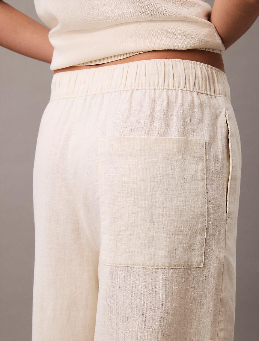 Linen Cotton Pull-On Pants Product Image