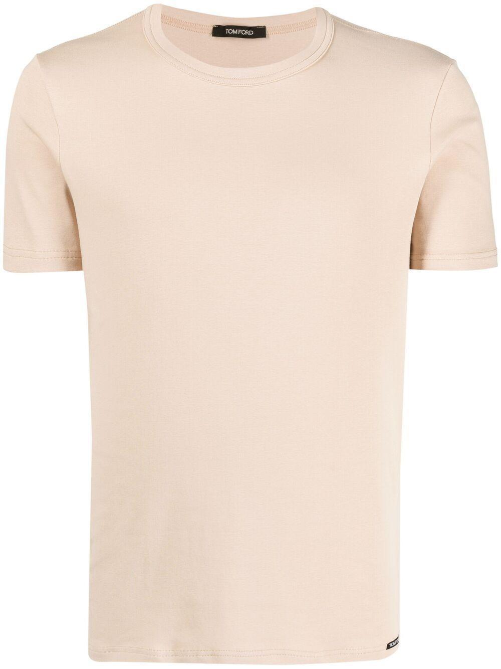 TOM FORD Classic Short-sleeve T-shirt In Pink Product Image