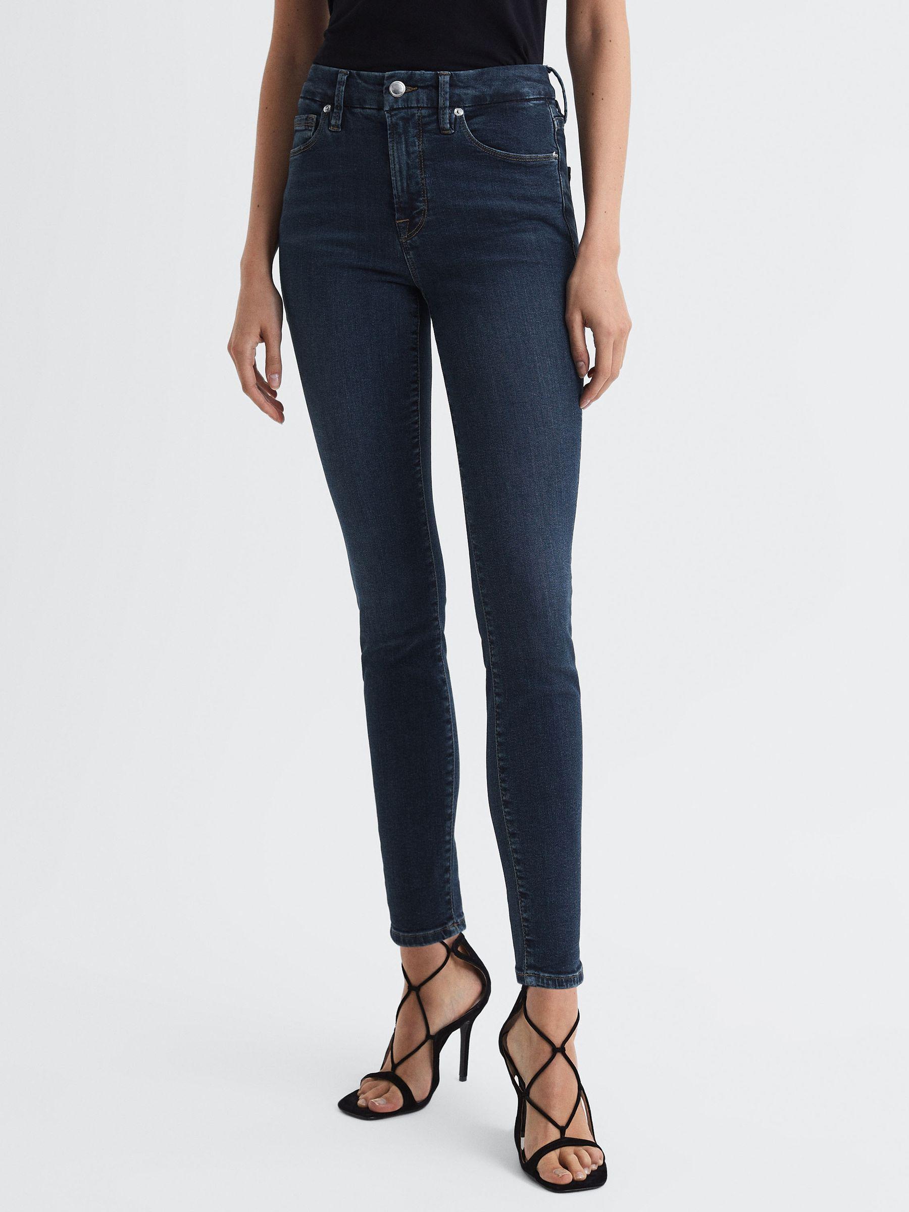 Good American Skinny Jeans in Dark Blue Product Image
