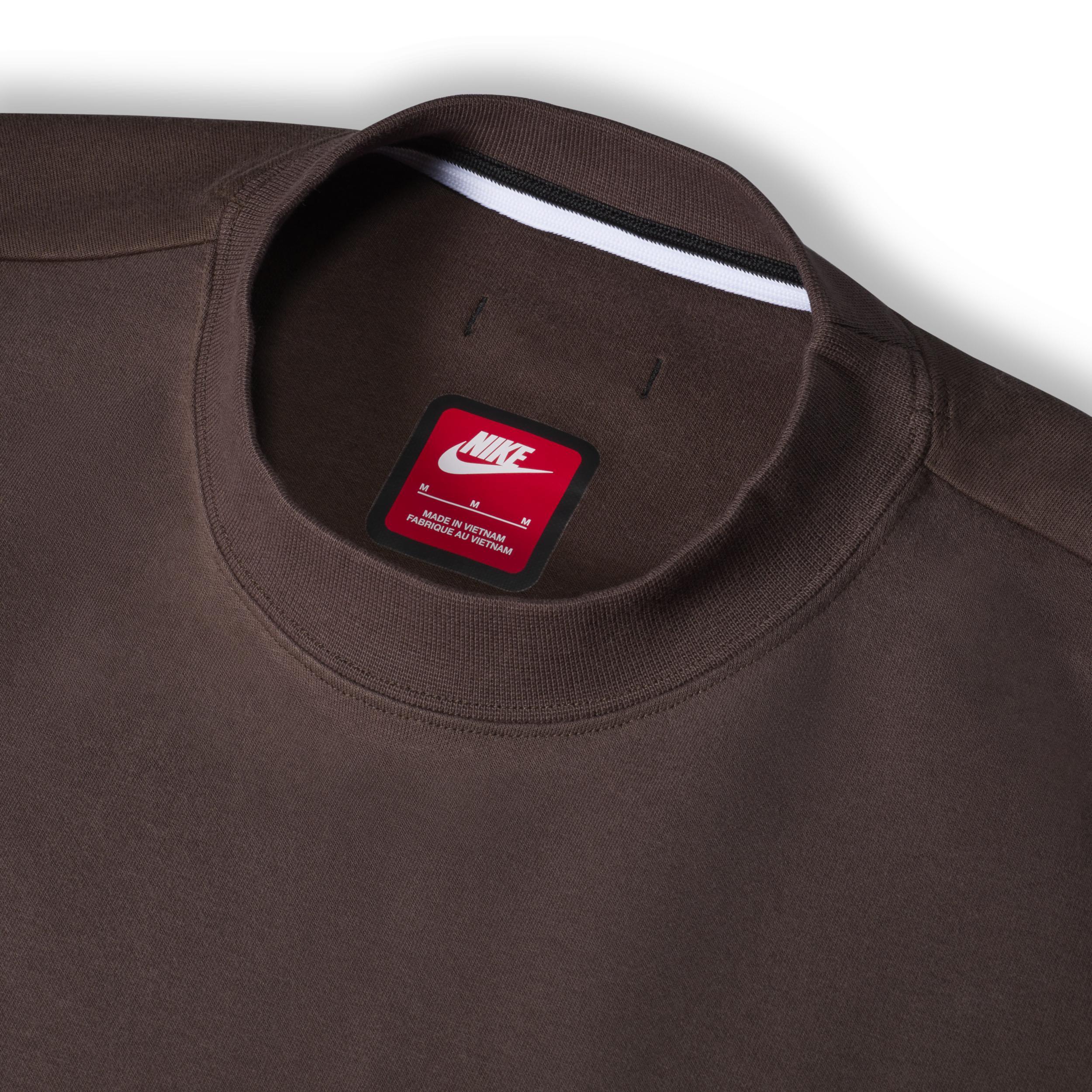 Men's Nike Sportswear Tech Fleece Reimagined Oversized Short-Sleeve Sweatshirt Product Image