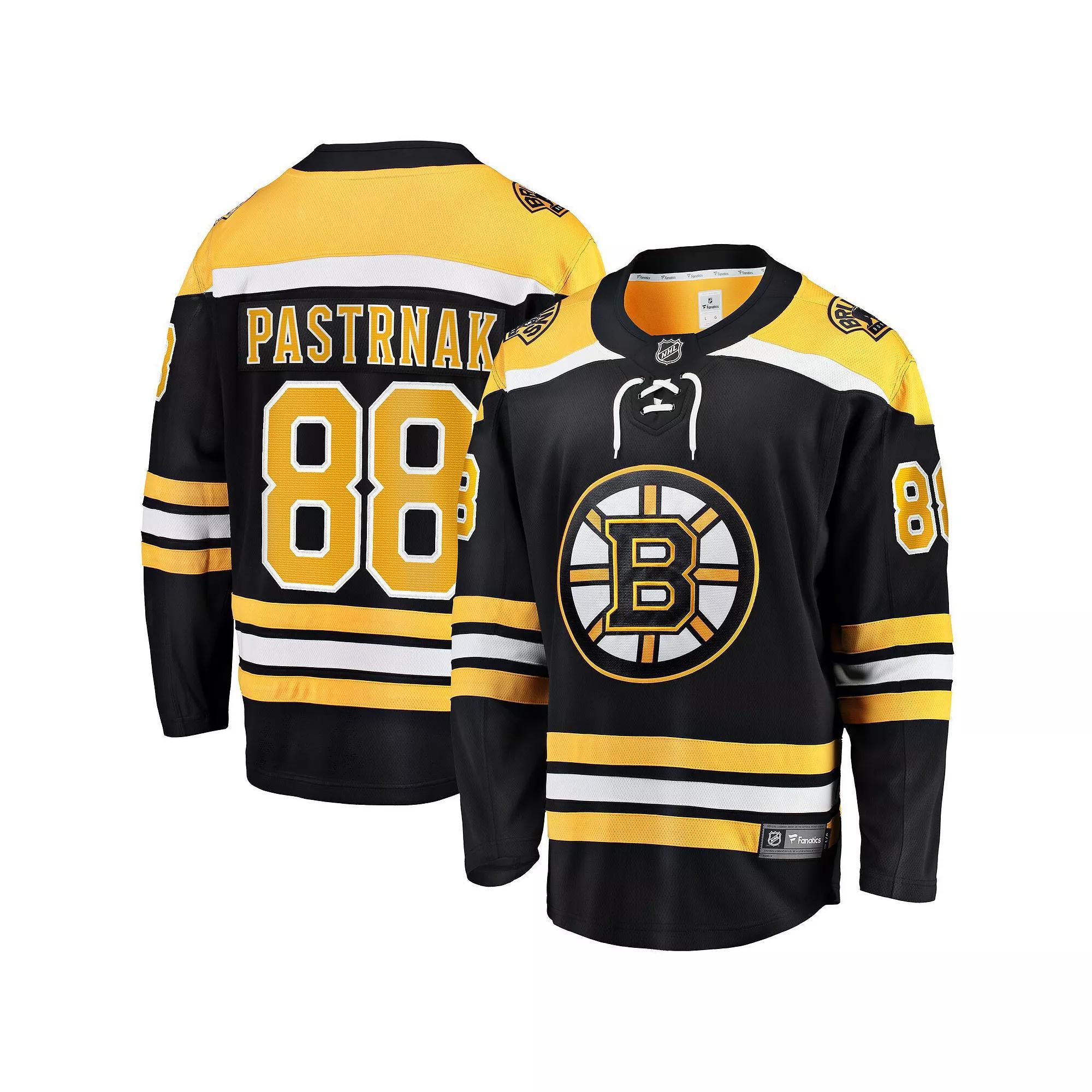 Mens Fanatics Branded David Pastrnak Boston Bruins Home Breakaway Jersey Product Image