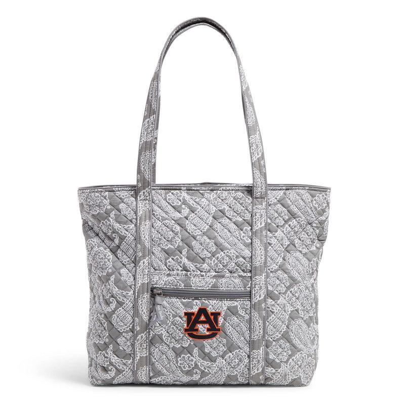 Vera Bradley Collegiate Tote Bag Women in Gray/White Bandana with Texas Tech University Logo Product Image