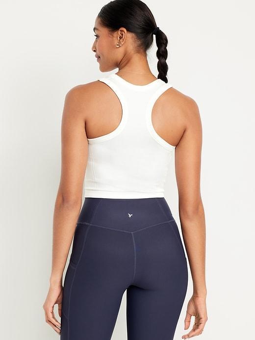 Fitted Seamless Crop Tank Top Product Image