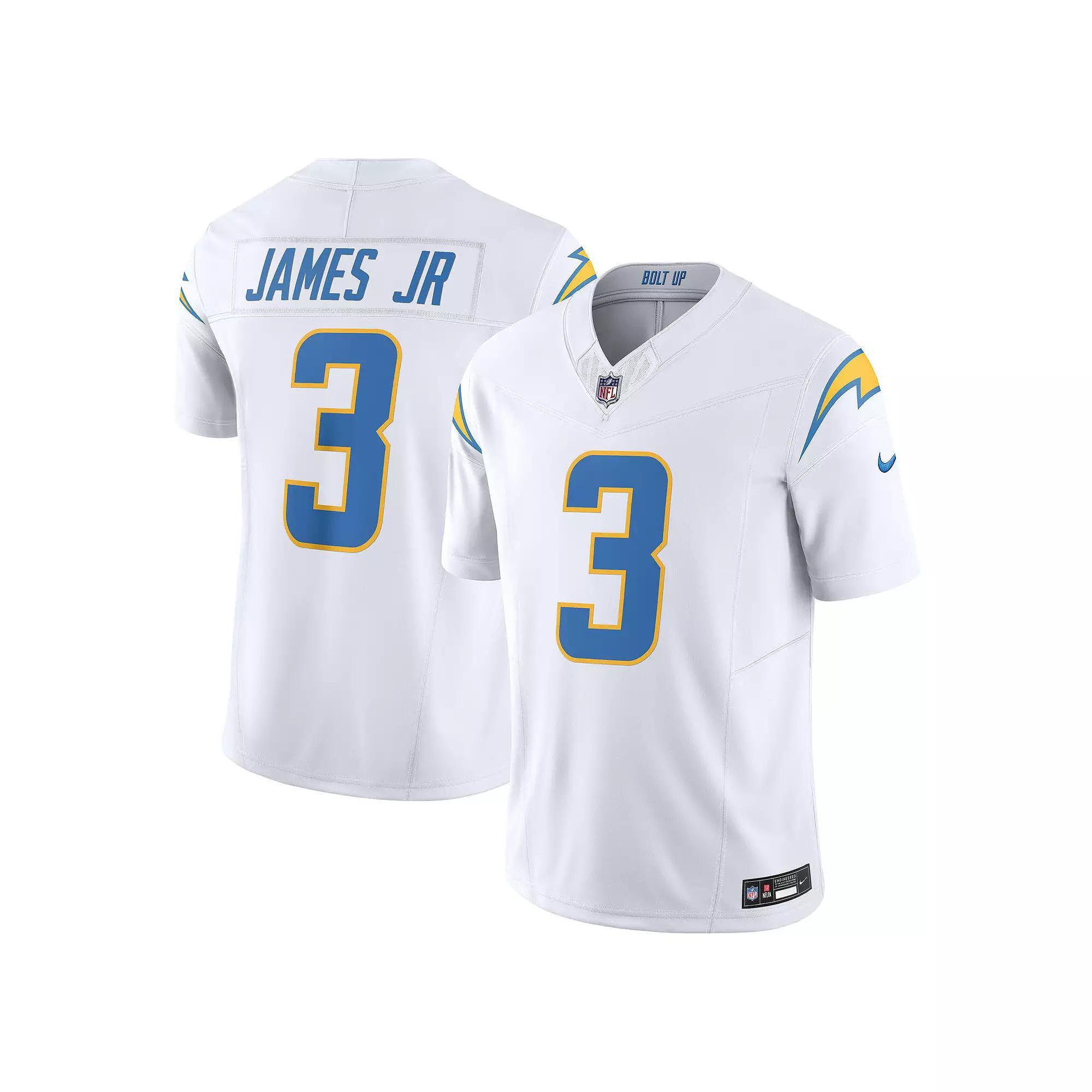 Men's Nike Derwin James Jr. White Los Angeles Chargers Vapor F.U.S.E. Limited Jersey, Size: 2XL Product Image