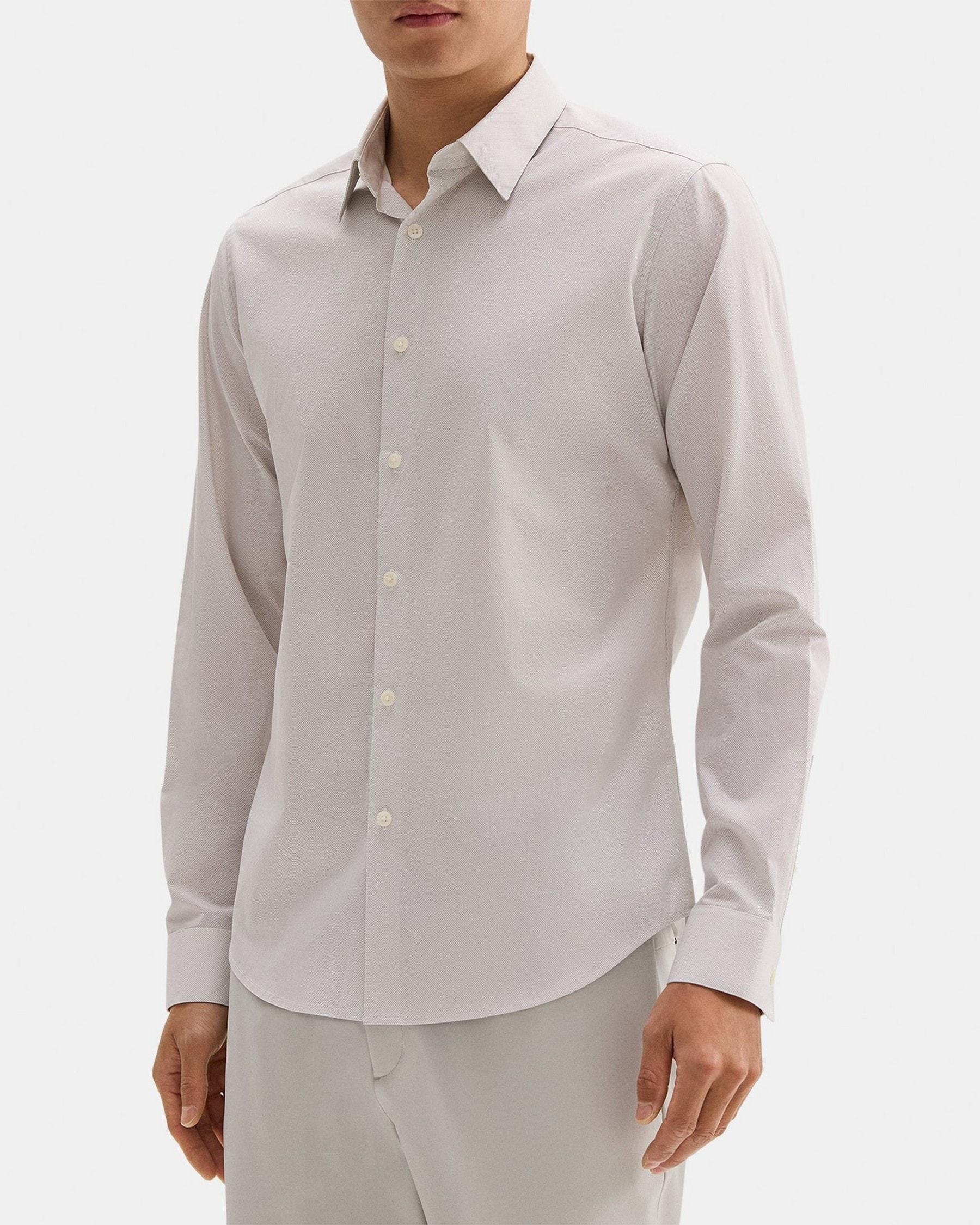 Tailored Shirt in Tile Cotton Product Image