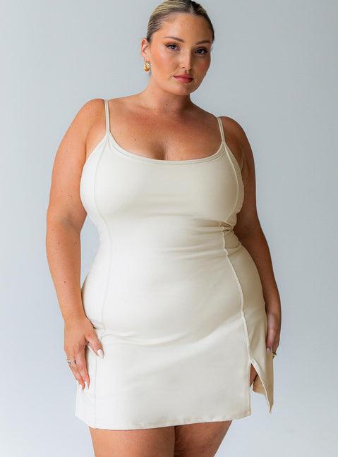 Ambition Activewear Romper Latte Curve Product Image