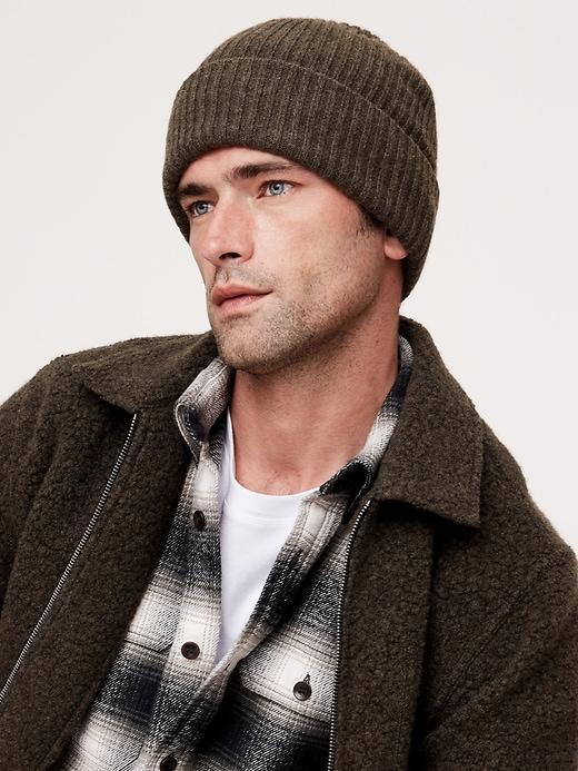 Italian Merino-Blend Beanie Product Image