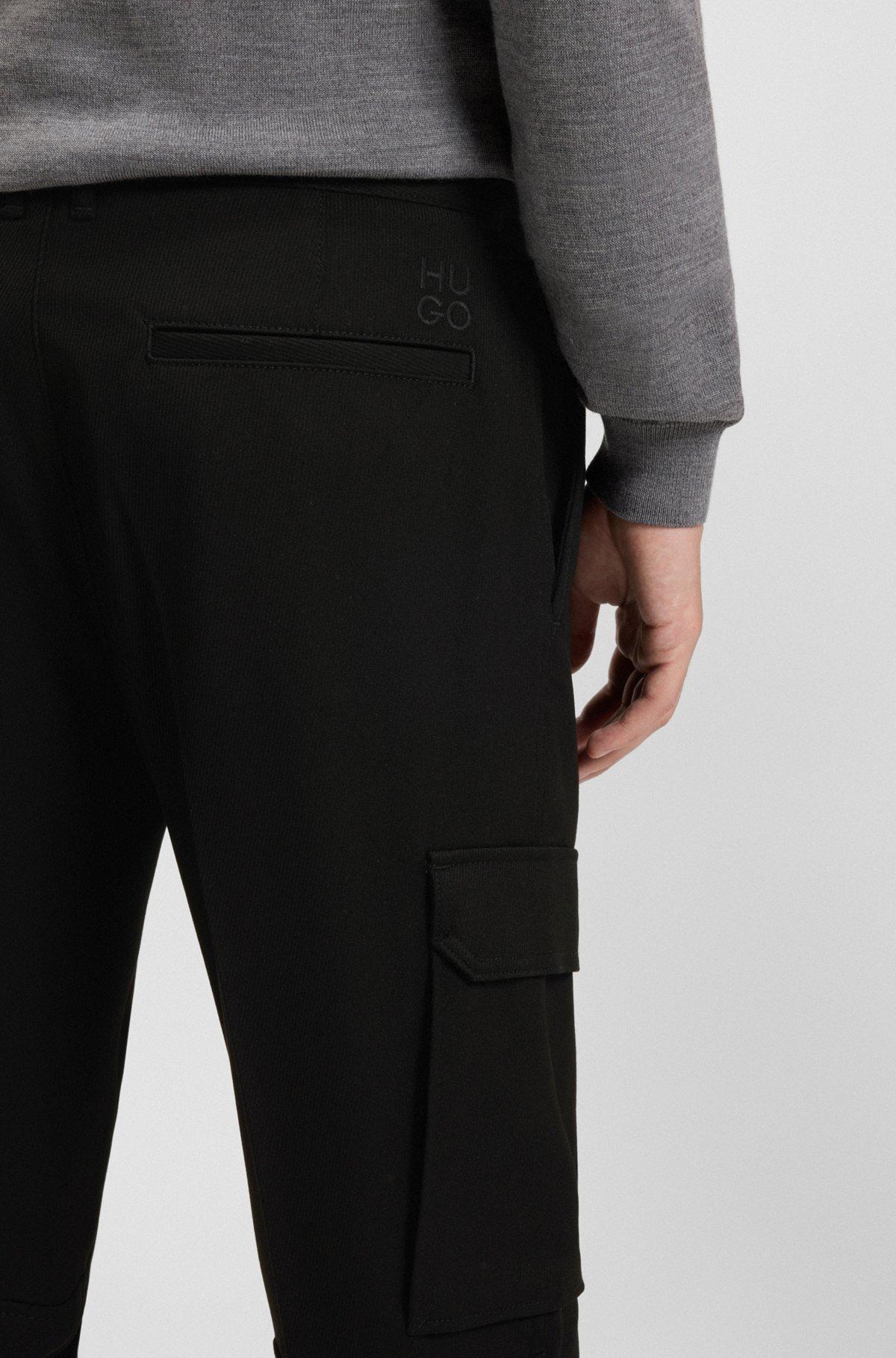 Slim-fit trousers in stretch gabardine Product Image