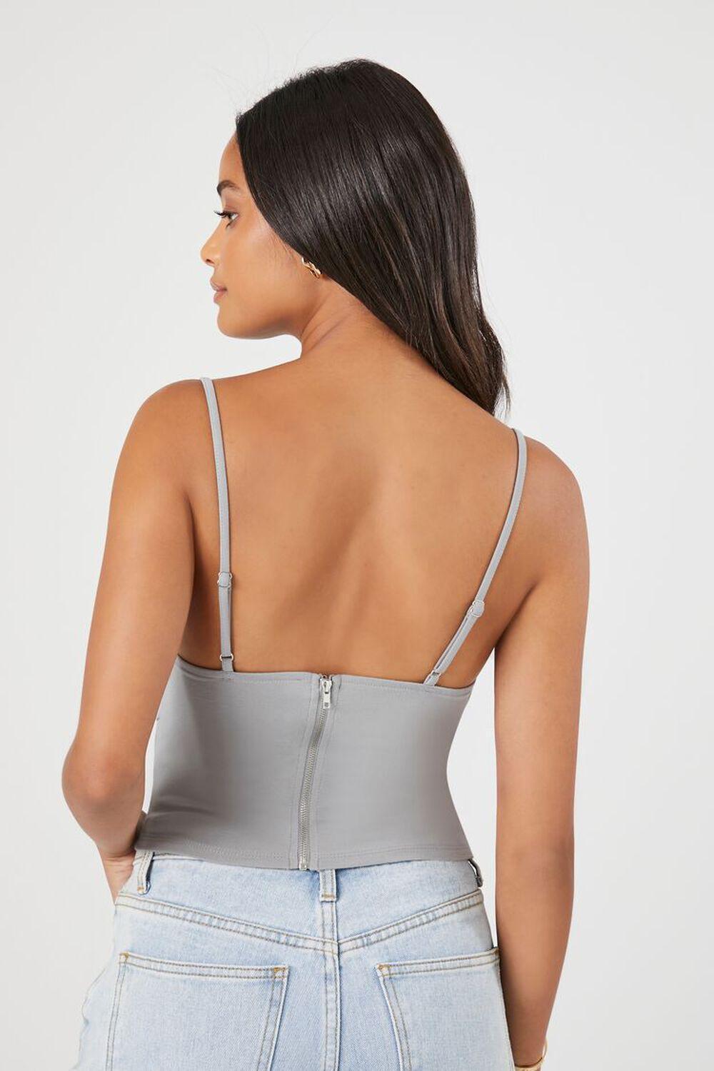 Curved-Hem Bustier Cami | Forever 21 Product Image