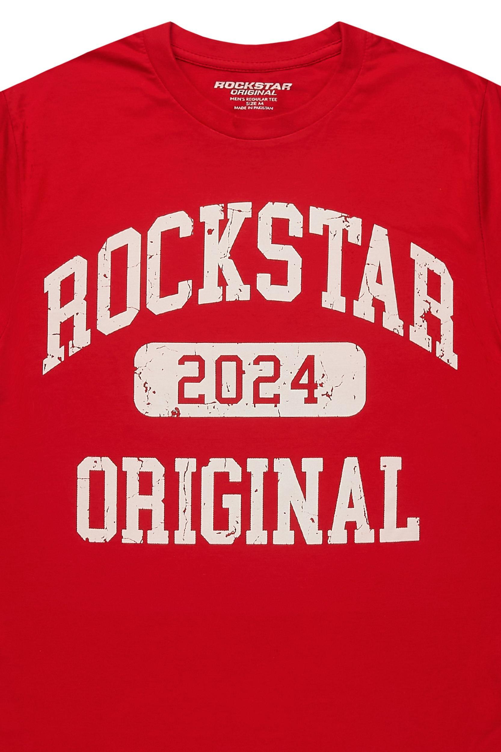 Myesha Red Oversized T-Shirt Female Product Image