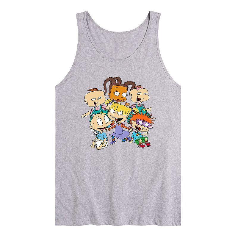 Men's Rugrats Together Tank Top, Size: Medium, Gray Product Image