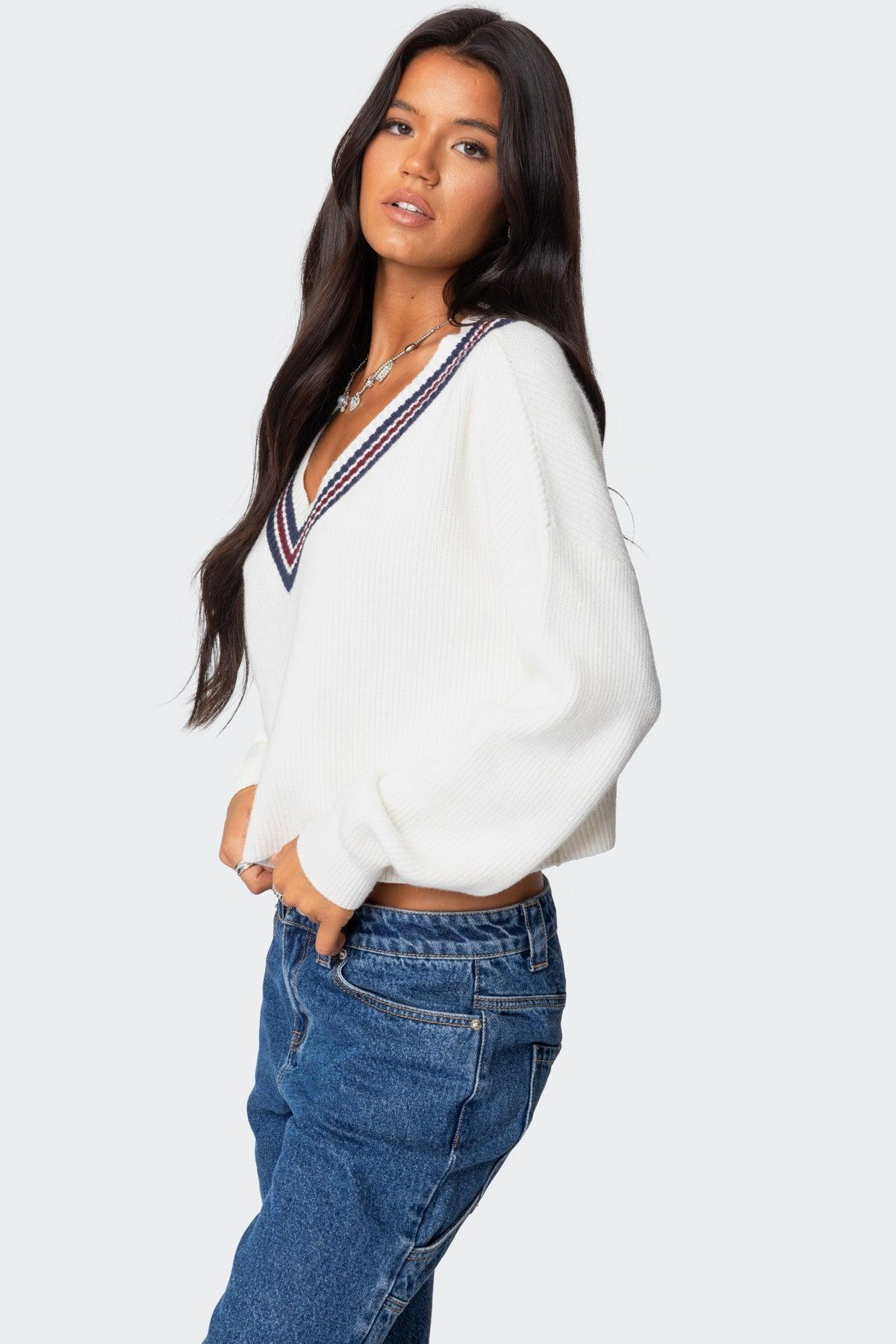 Lauryl V Neck Sweater Product Image
