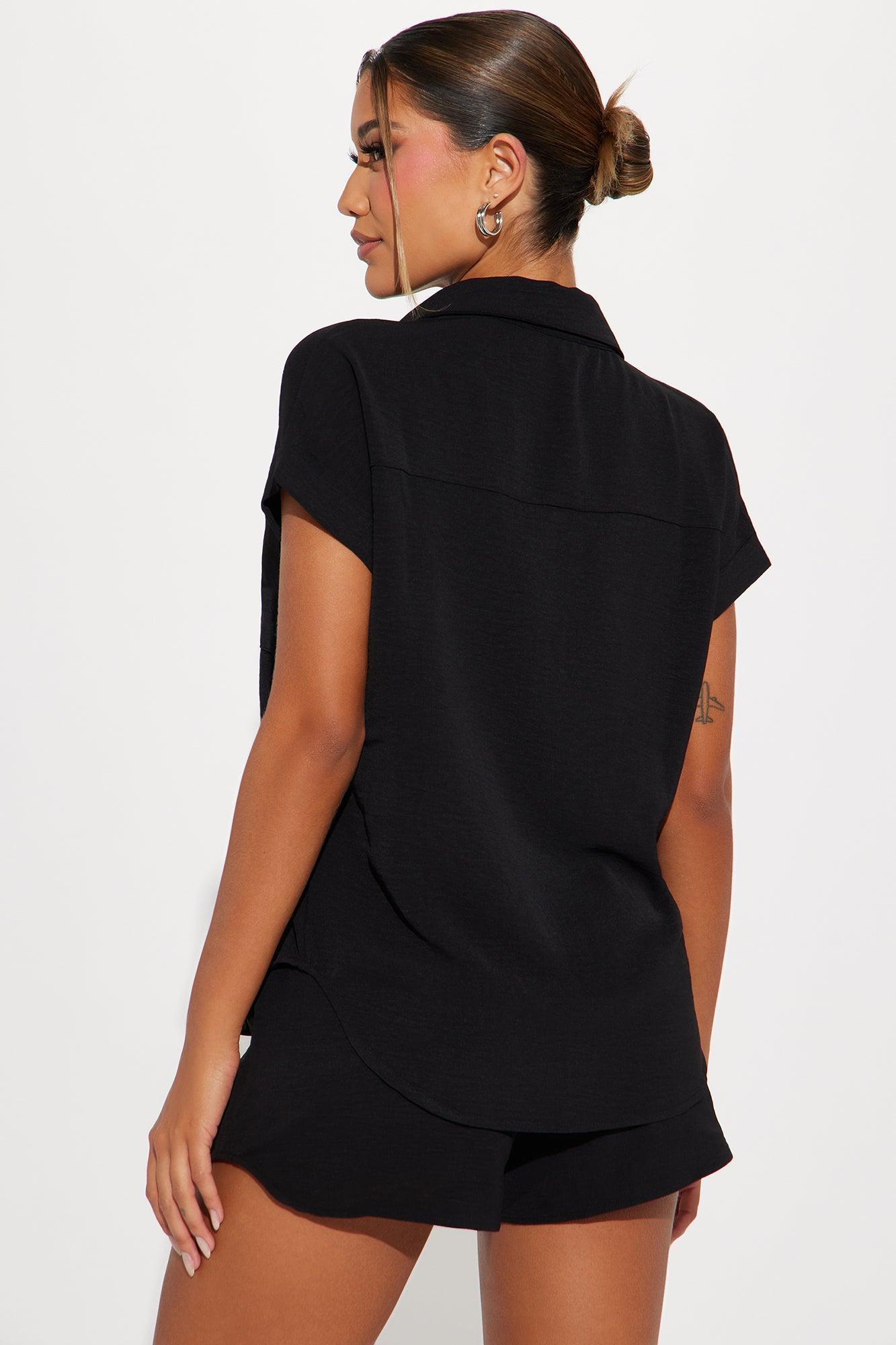 Hot Summer Short Set - Black Product Image