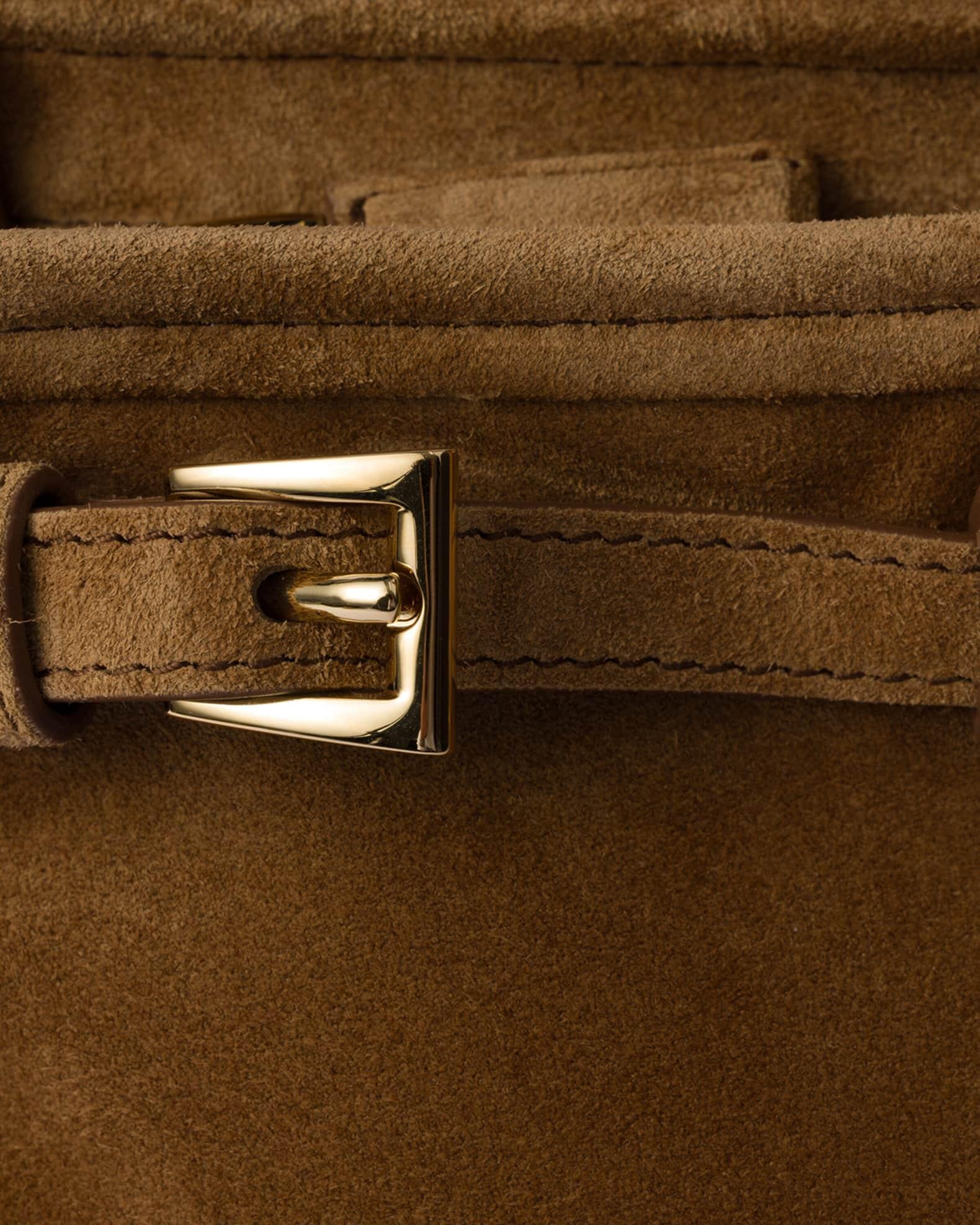 Buckle Suede Shoulder Bag Product Image