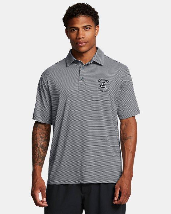 Mens UA Tee To Green Collegiate Stripe Polo Product Image