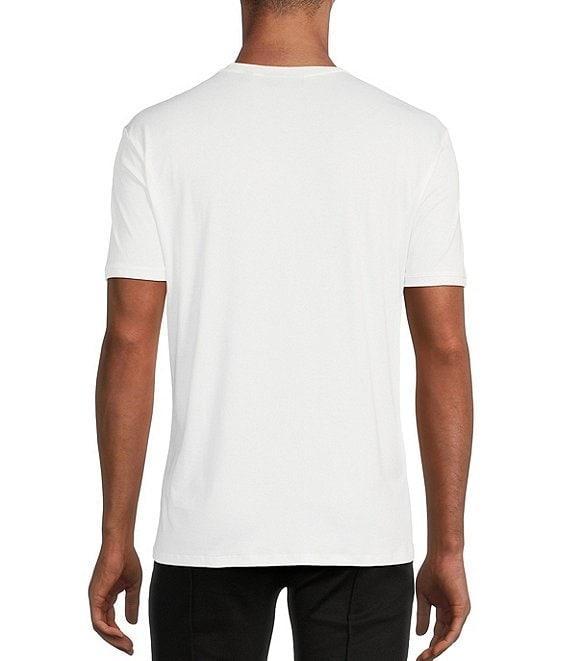 Murano Liquid Luxury Slim-Fit Short-Sleeve V-Neck T-Shirt Product Image