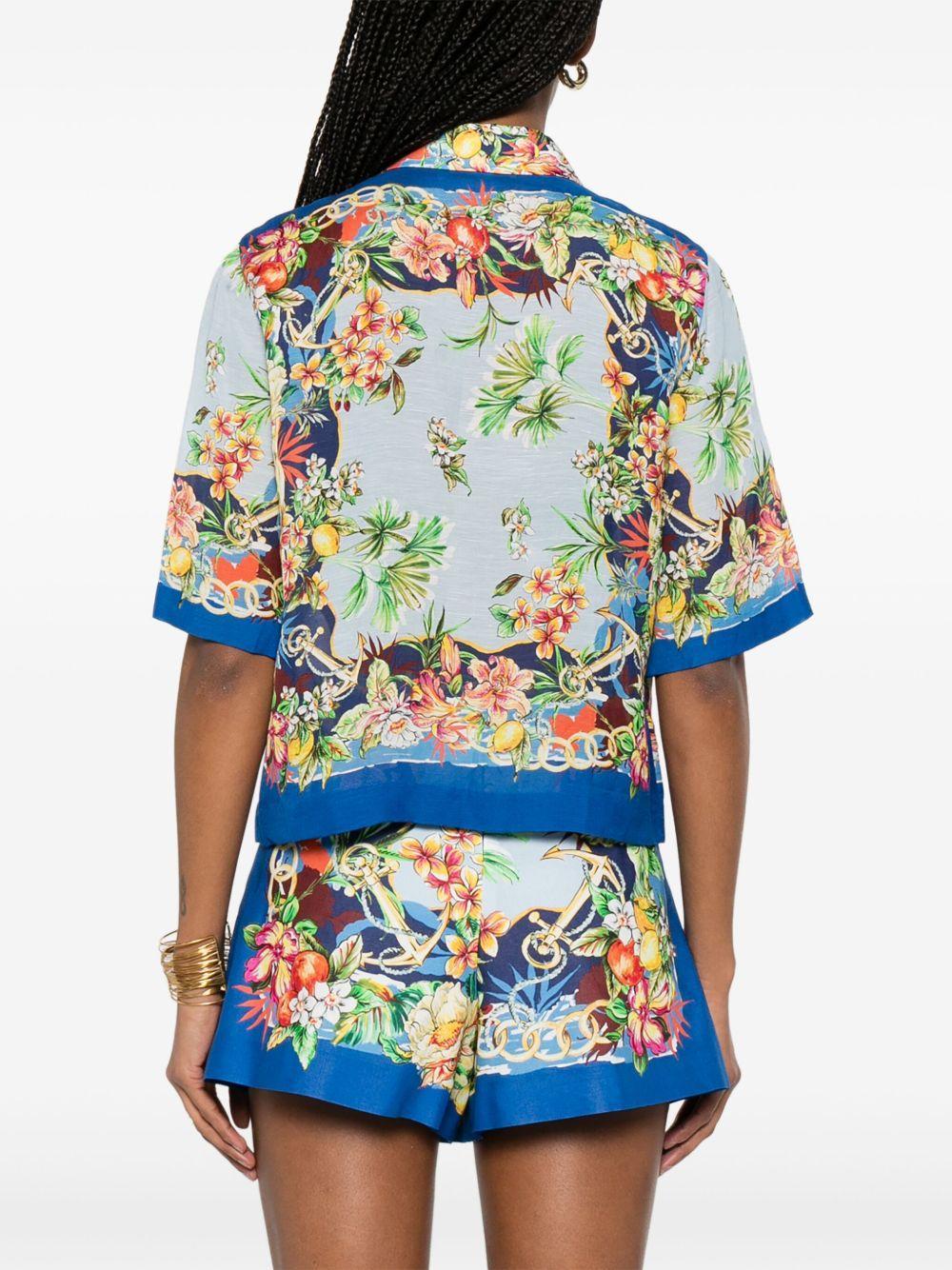 floral-print shirt Product Image