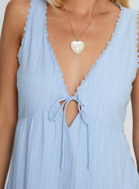 Elyza Maxi Dress Blue Product Image