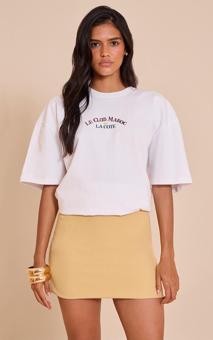 Butterscotch Woven A Line Mini Skirt Product Image