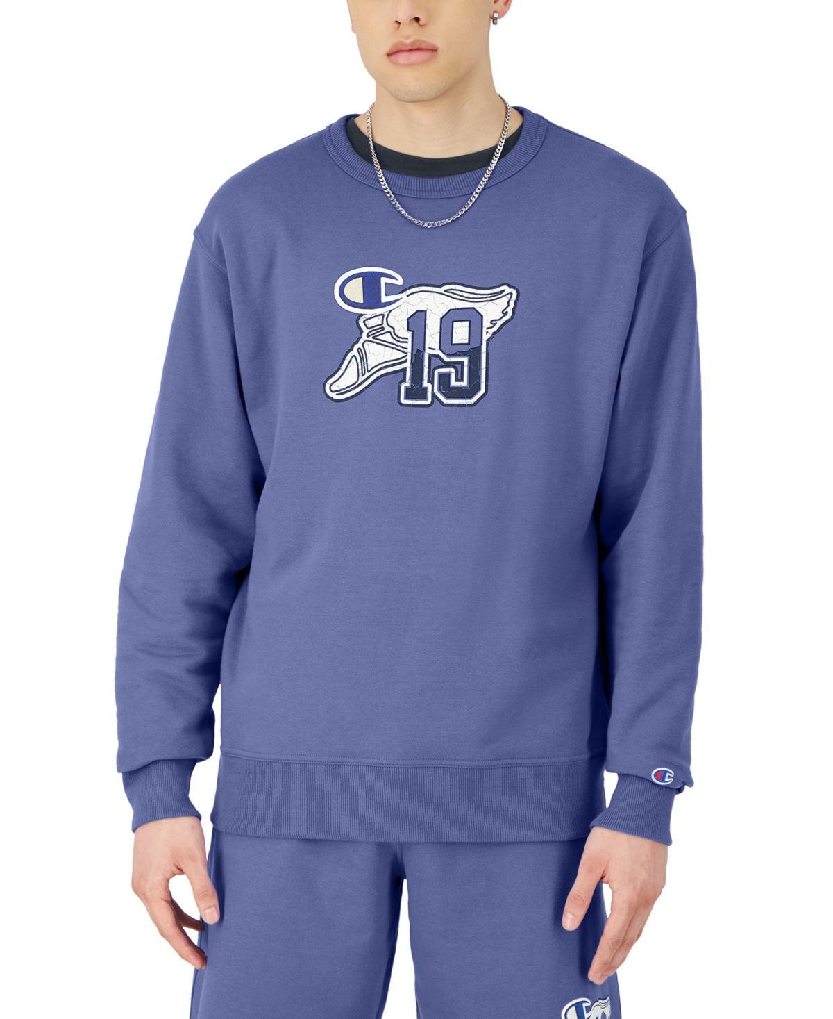 Champion Mens Powerblend Graphic Crewneck Sweatshirt Product Image