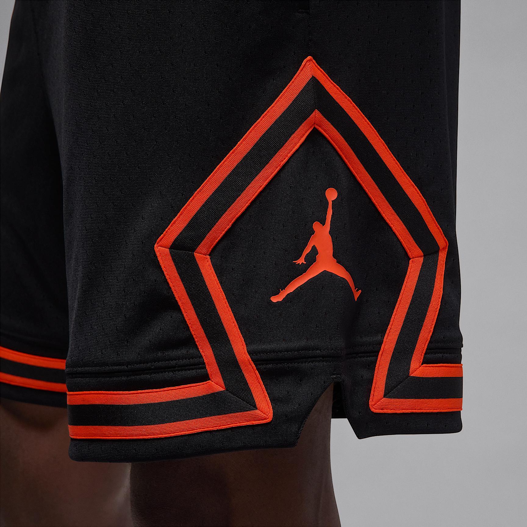 Mens Jordan Sport Dri-FIT Mesh Diamond Shorts | HF9910-011 Product Image