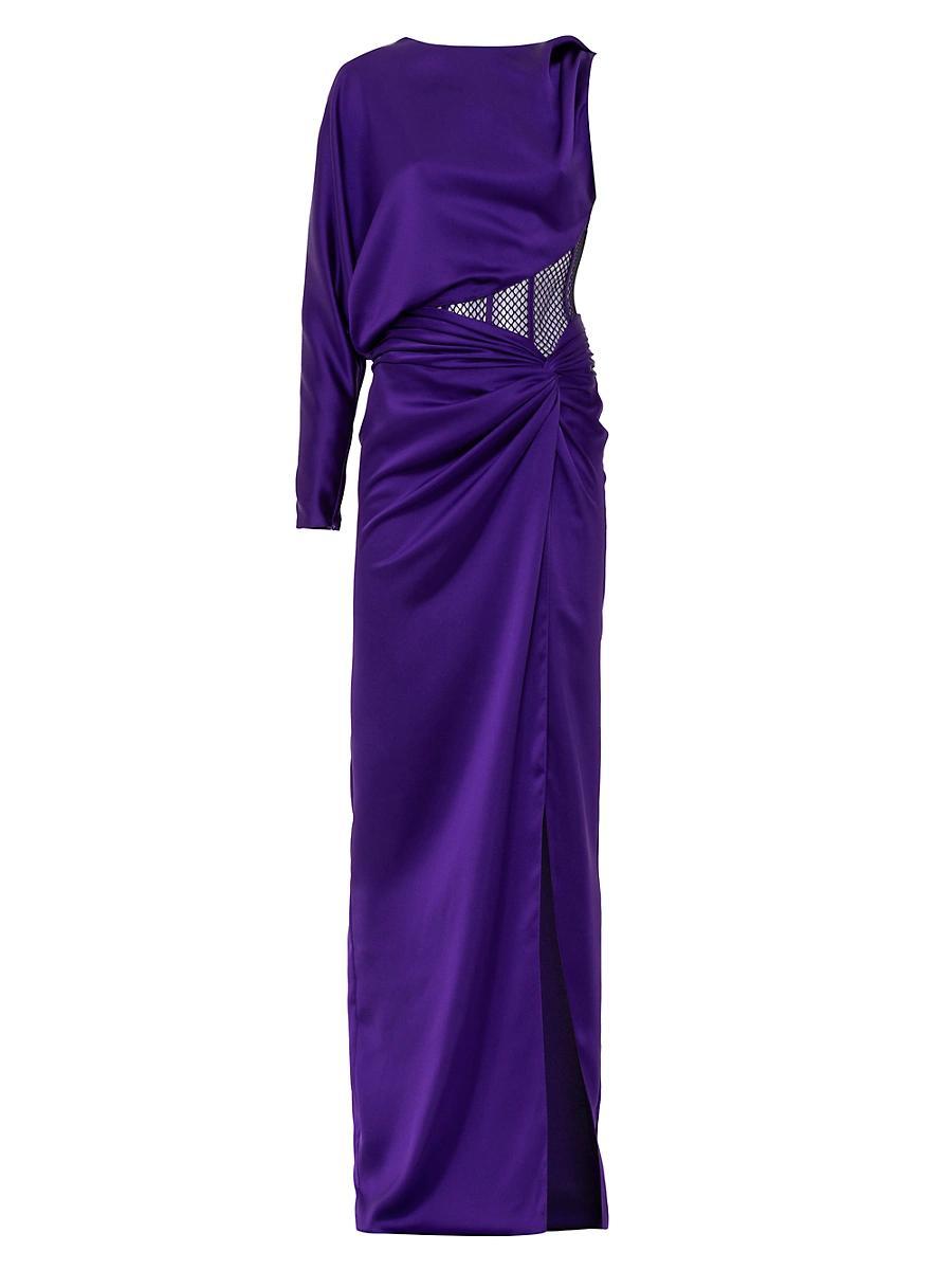 Womens Satin Column Dress Product Image