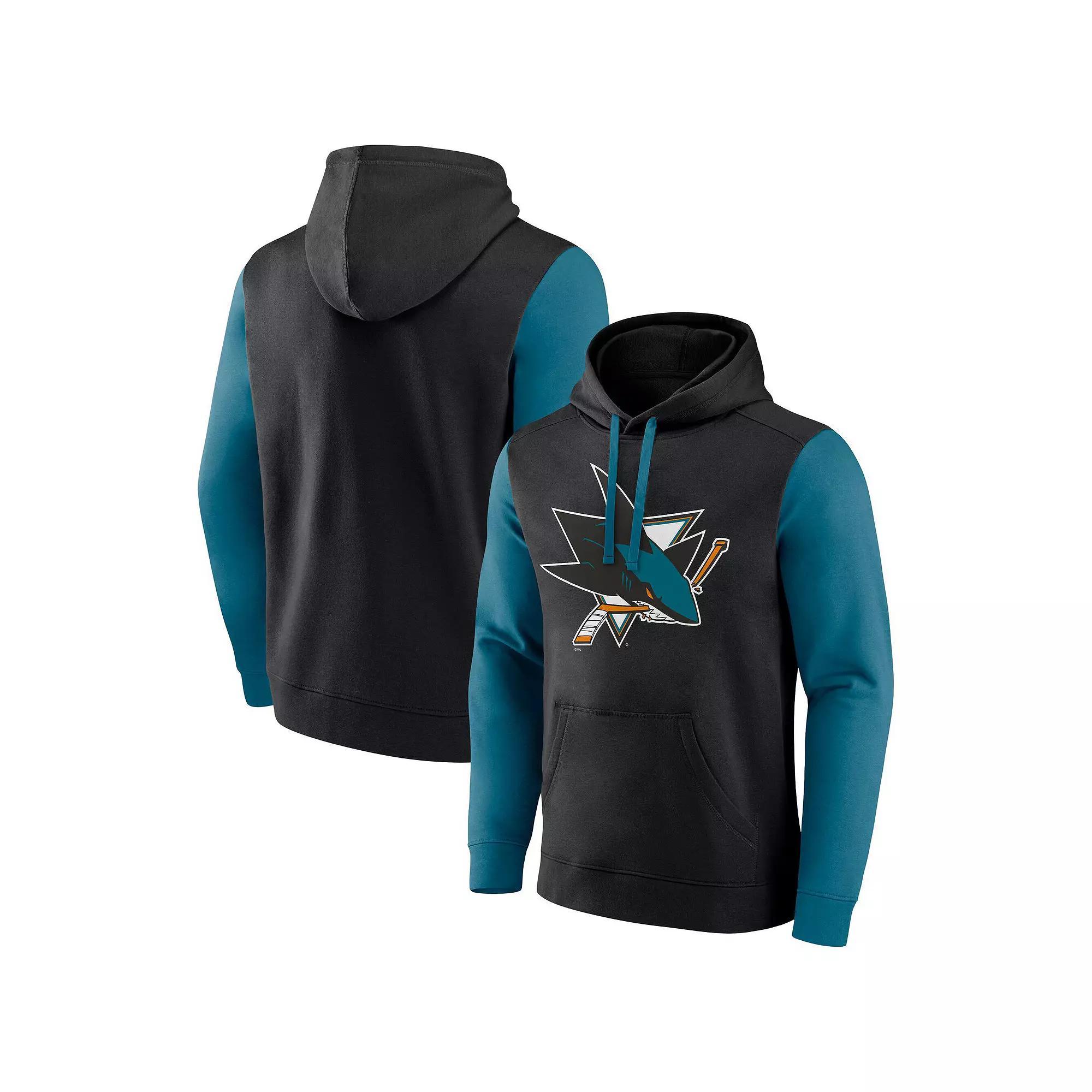 Men's Fanatics  Black San Jose Sharks Team Pullover Hoodie, Size: 2XL, Sks Black Product Image