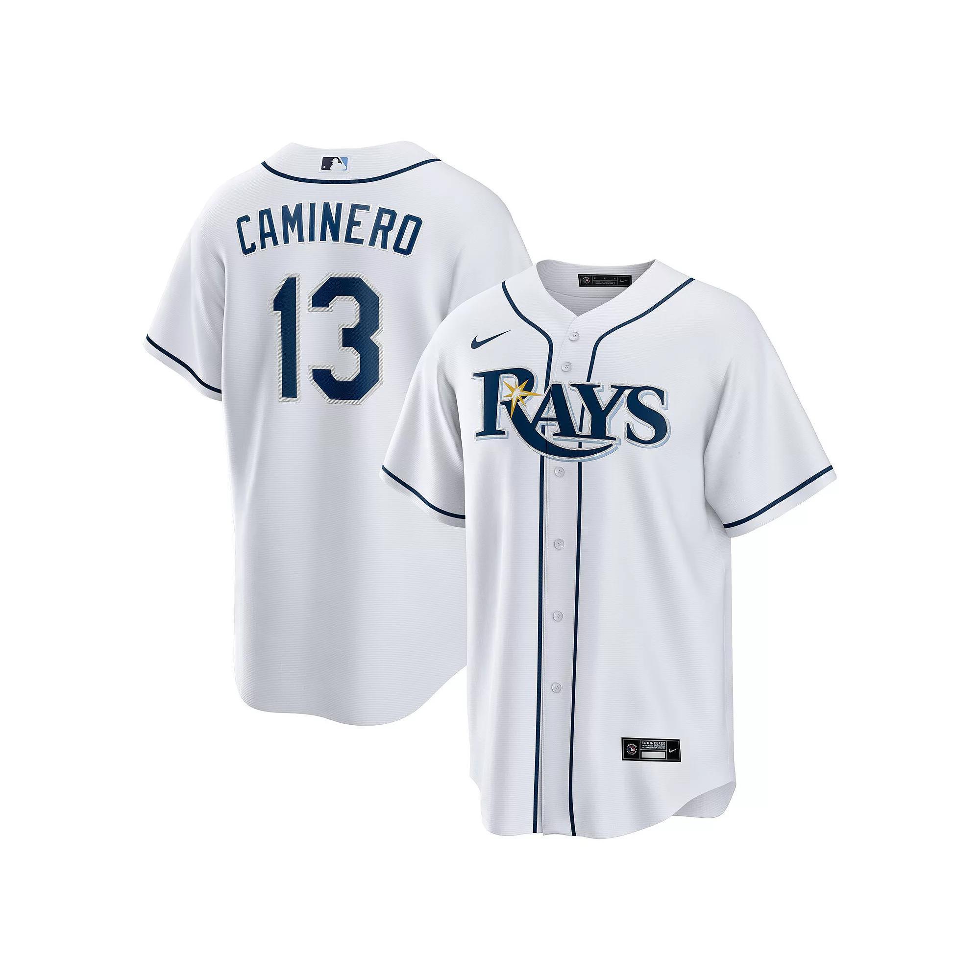 Junior Caminero Tampa Bay Rays Nike Mens MLB Replica Jersey | T770RAAHRA7-SH6 Product Image
