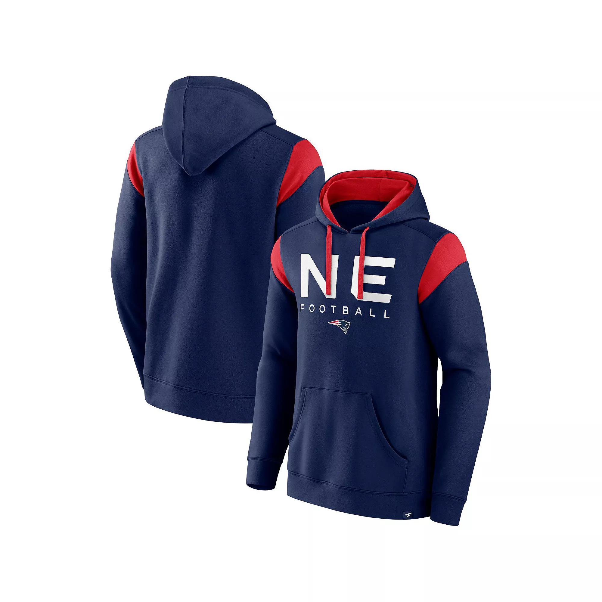Mens Fanatics Branded New England Patriots Call The Shot Pullover Hoodie Blue Product Image