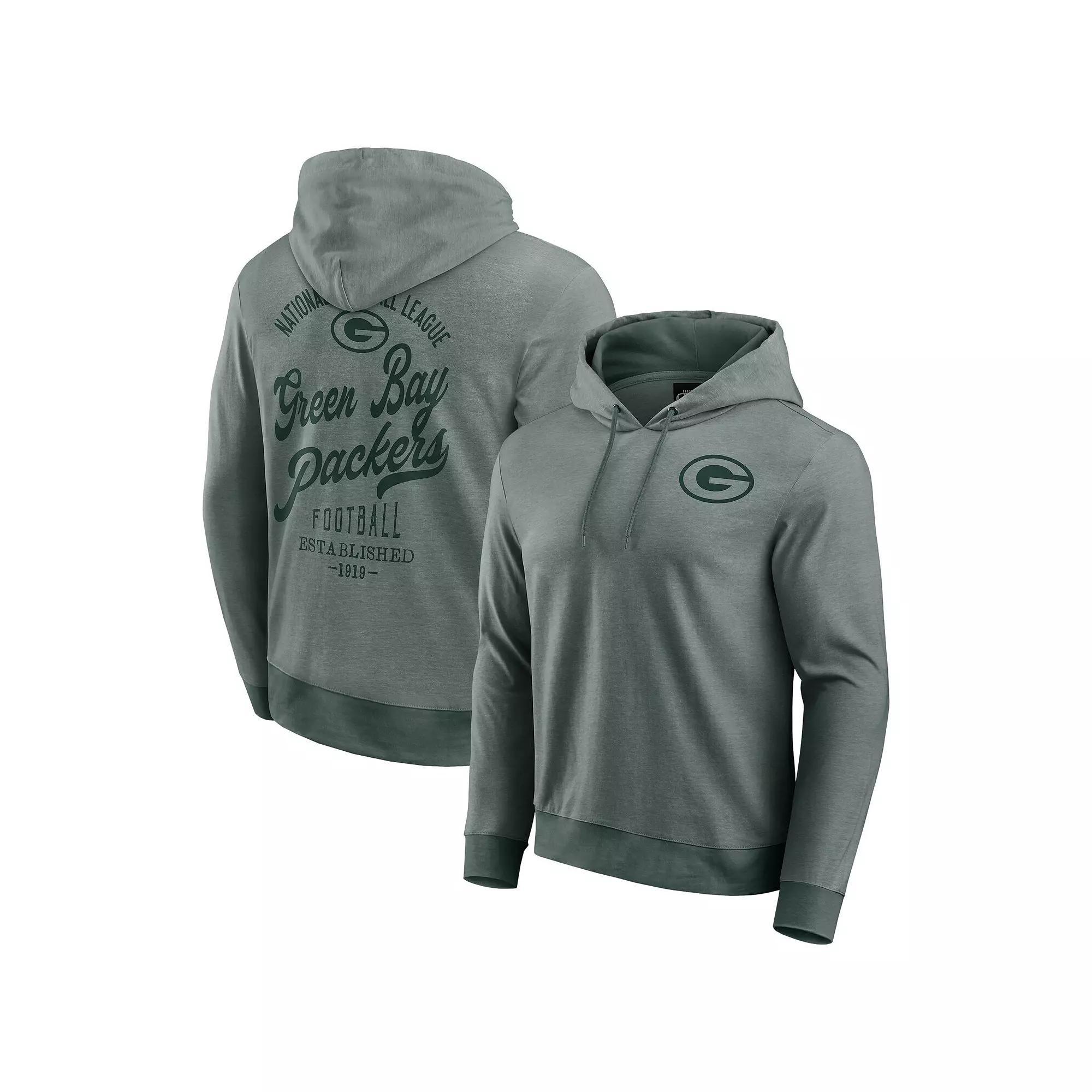Men's Darius Rucker Collection by Fanatics Green New York Jets Tonal Knit Pullover Hoodie,  Product Image