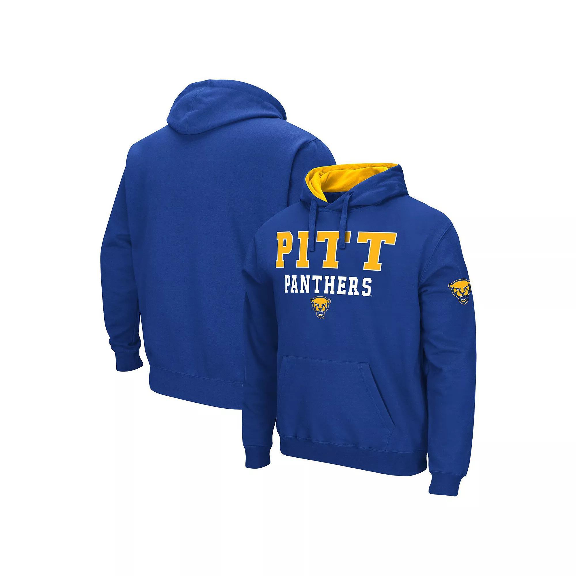 Men's Colosseum Royal Pitt Panthers Sunrise Pullover Hoodie, Size: Small, Blue Product Image