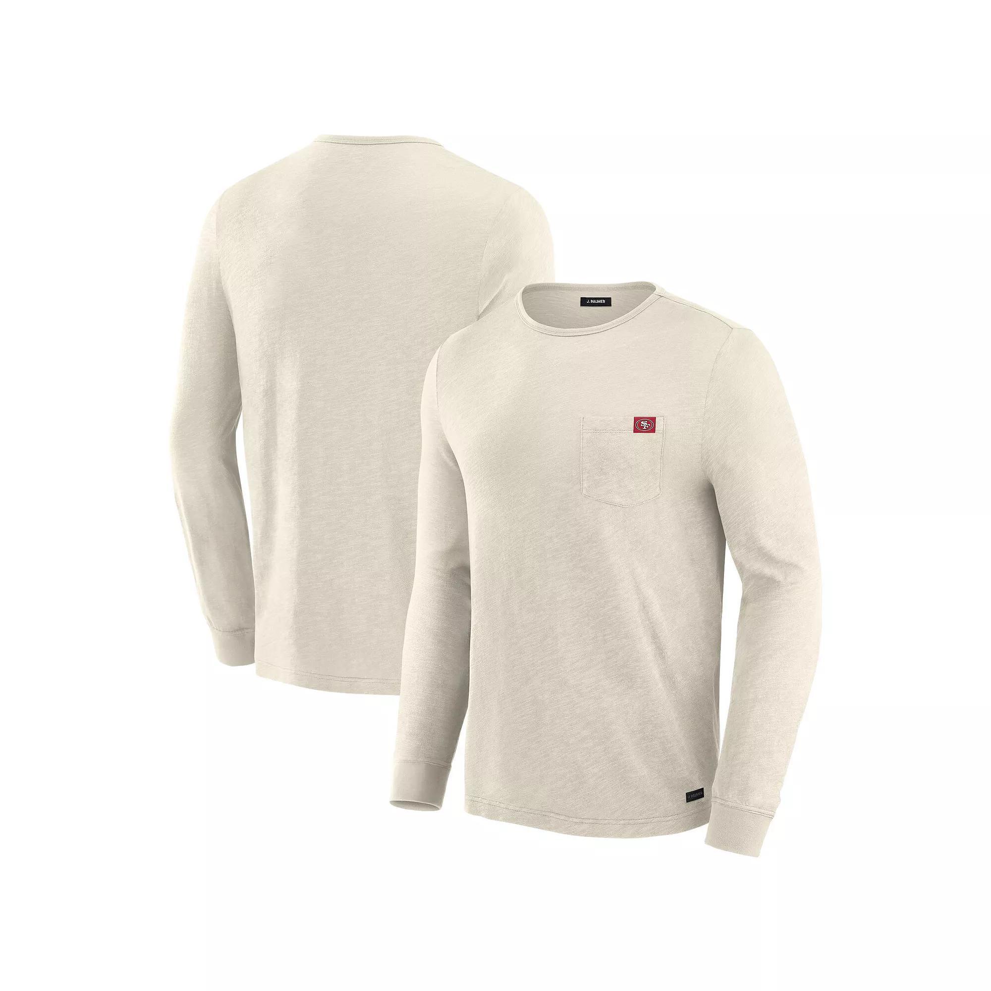 Men's J. Palmer White San Francisco 49ers In-The-Pocket Long Sleeve T-Shirt,  Product Image