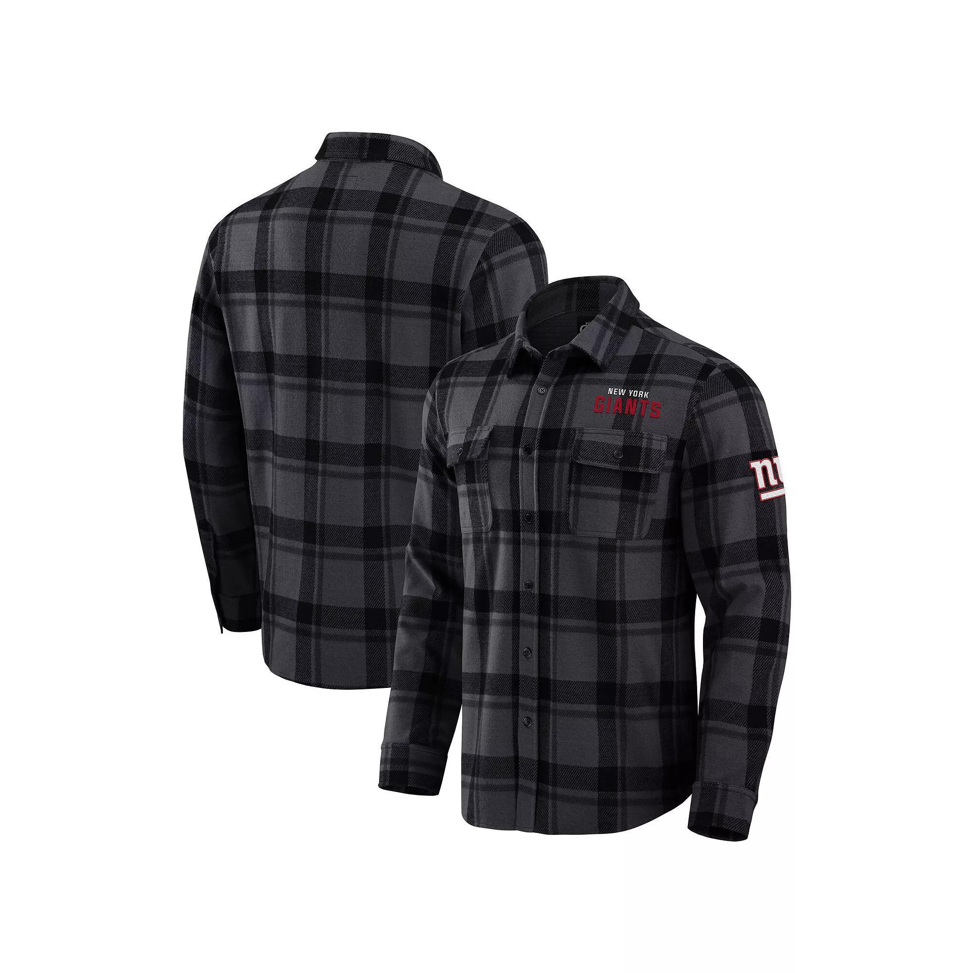 Men's Darius Rucker Collection by Fanatics Navy New England Patriots Plaid Button-Up Shirt, Size: Small, Blue Product Image